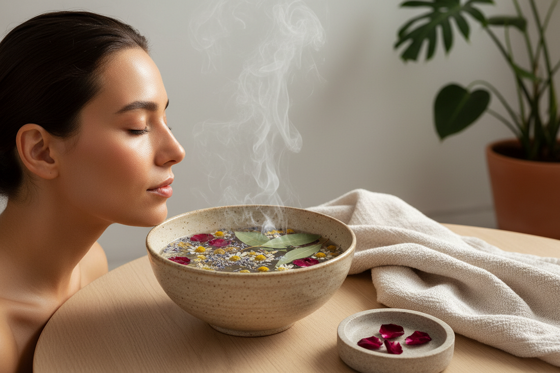 Herbal Facial Steam Benefits:  A Natural Addition to Your Skincare Routine