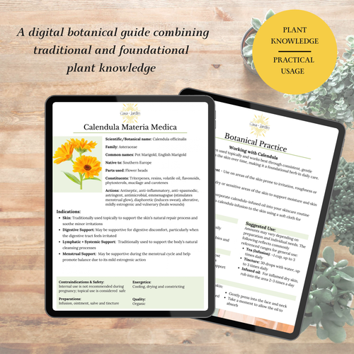 Calendula Botanical Guide | Digital Download