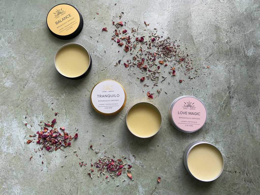 Love Magic Botanical Skin Salve with Rose & Lavender