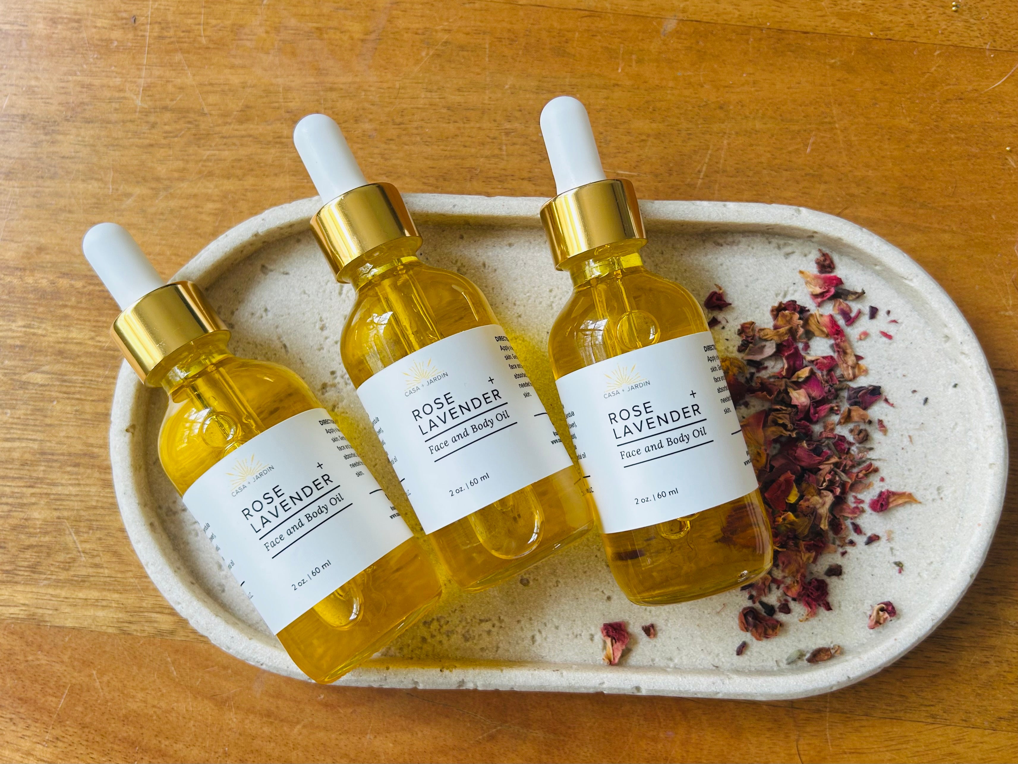 Rose + Lavender Face and Body Oil