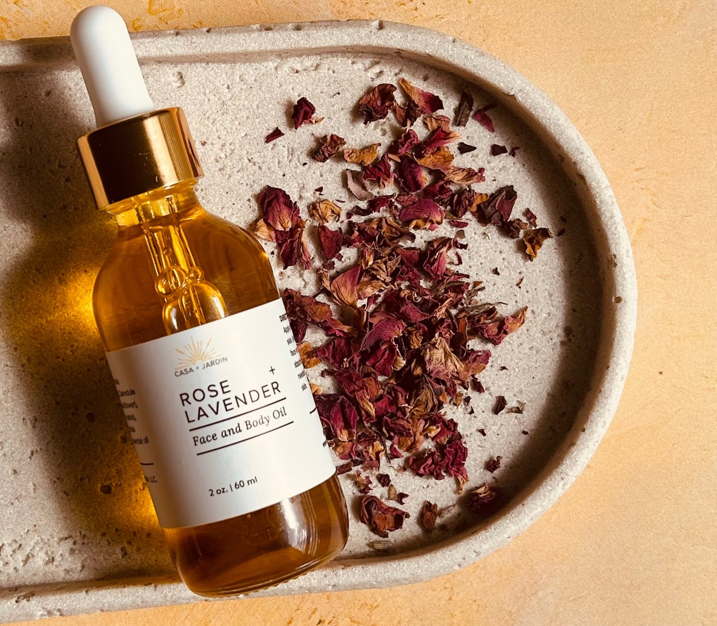 Rose + Lavender Face and Body Oil