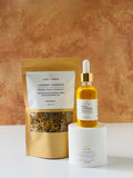 Botanical Glow Trio | Herbal Facial Steam Kit + Botanical Facial Oil + Whipped Body Butter