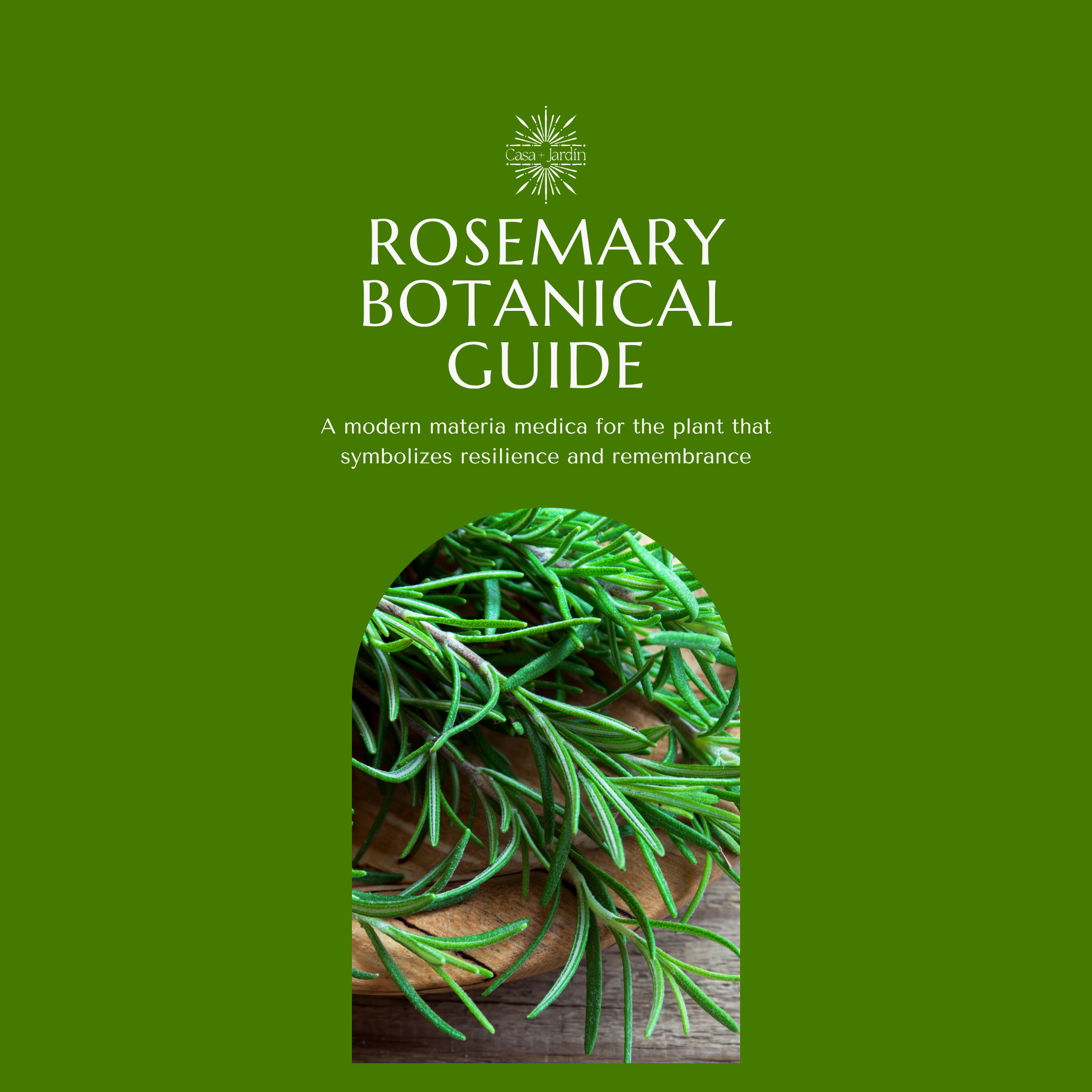 Rosemary Botanical Guide | Digital Download